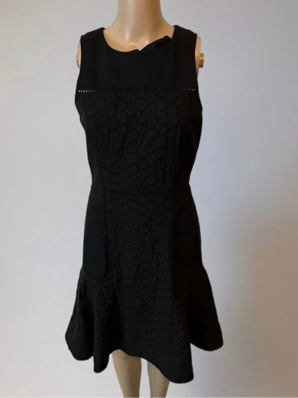 J. Crew Collection Black Label Black Dress A4897 Size 2 MSRP $325